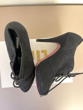 Francesine nere con lacci