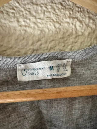 Camiseta sin mangas gris M