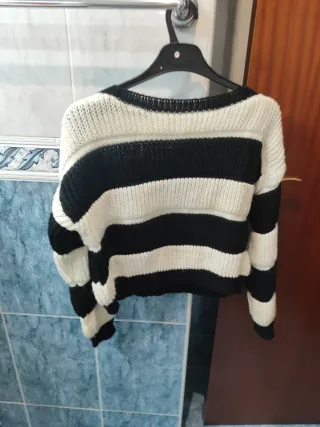 Jersey rayas blanco y negro