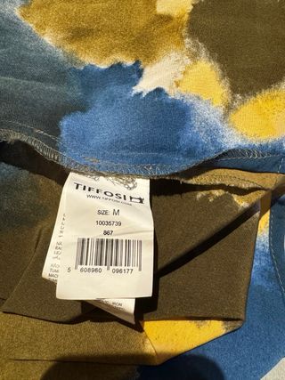 Vestido largo estampado