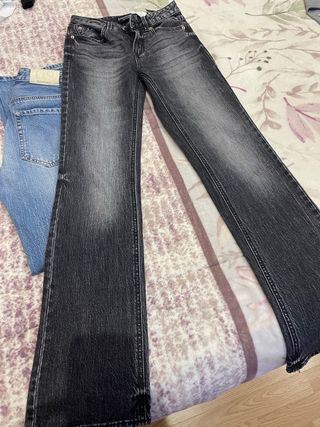 Lote Ropa Mujer Inditex: Chaleco y 3 Jeans T-32