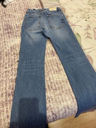 Lote Ropa Mujer Inditex: Chaleco y 3 Jeans T-32