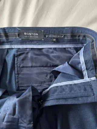 Traje Boston azul oscuro chico