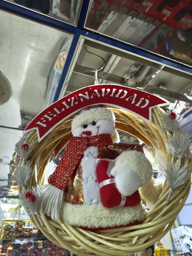 Adorno Navideño Colgante Muñeco Nieve