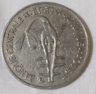 Lotto 7 monete africane secolo scorso