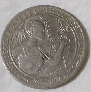 Lotto 7 monete africane secolo scorso