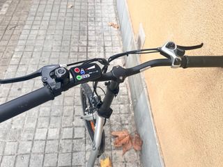 Bici Eléctrica Plegable Plata