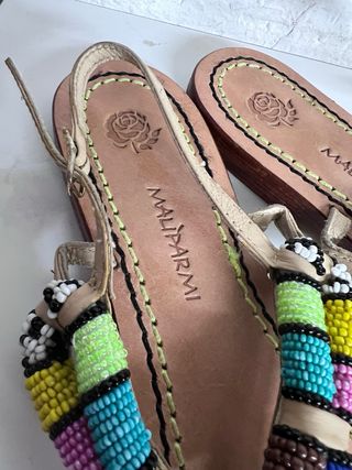 Sandalias MALIPARMI T.38 Étnicas Multicolor