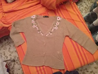 Rebeca Zara floral beige talla M