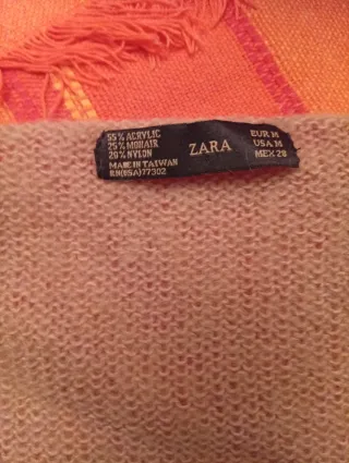 Rebeca Zara floral beige talla M