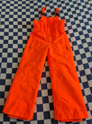 Pantalón de esquí naranja para niño