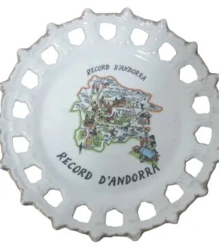 Plato Decorativo Recuerdo Andorra