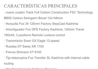 Espectacular Megamo Track Buff Talla M