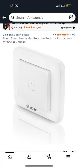 Interruttore Multifunzione Bosch Smart Home