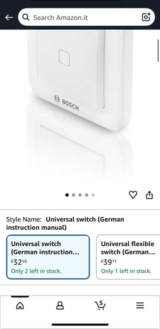 Interruttore Multifunzione Bosch Smart Home