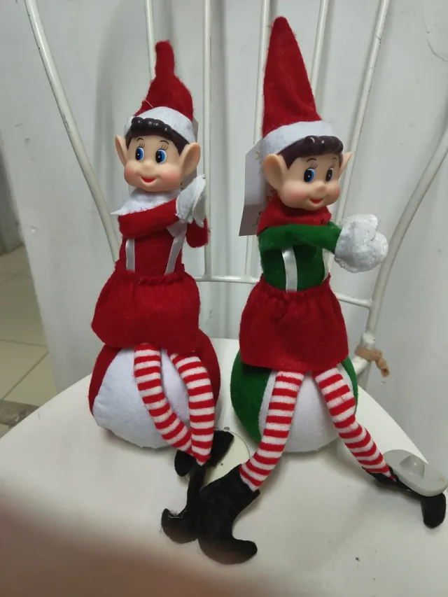 Elfos Navideños Decoración