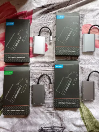 Lote 4 HUB USB-C HDMI 4K Yashidi