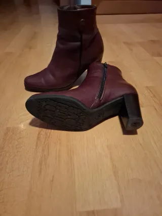 Botines de piel Wonders marrones