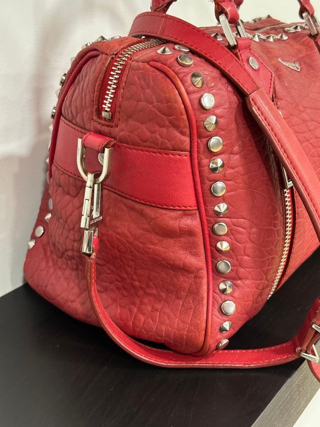Borsa Zadig & Voltaire Rosso con Borchie