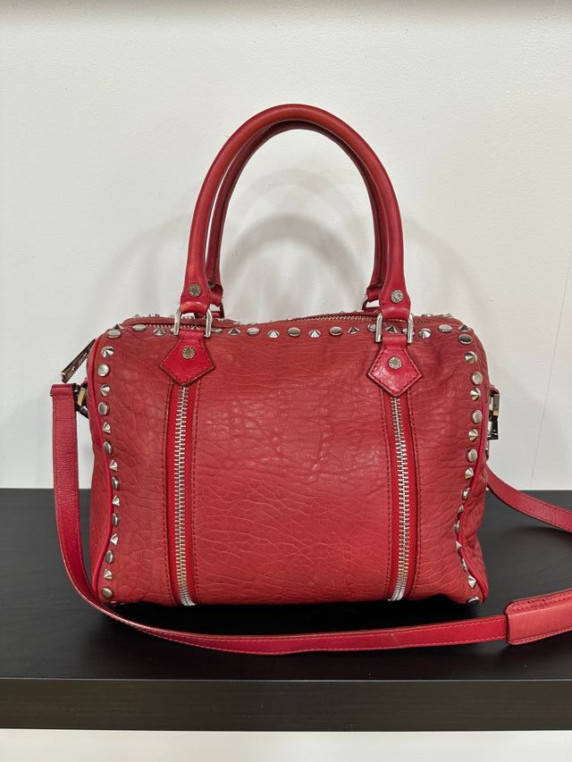 Borsa Zadig & Voltaire Rosso con Borchie
