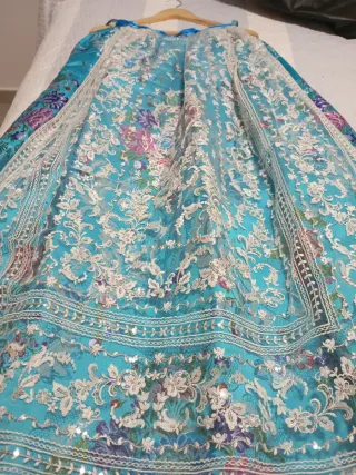 Traje de Fallera Azul Talla 38