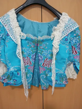 Traje de Fallera Azul Talla 38