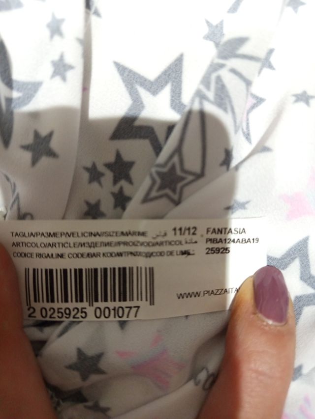 Vestito bambina stelle