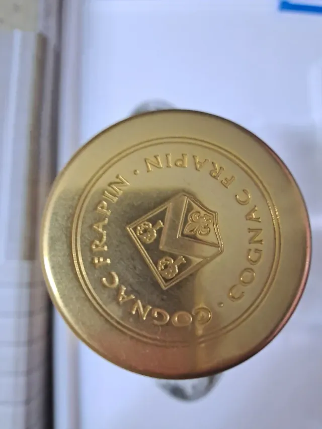 Botella Cognac Frapin XO Baño Oro 24k