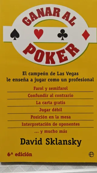 Ganar al Póker - David Sklansky