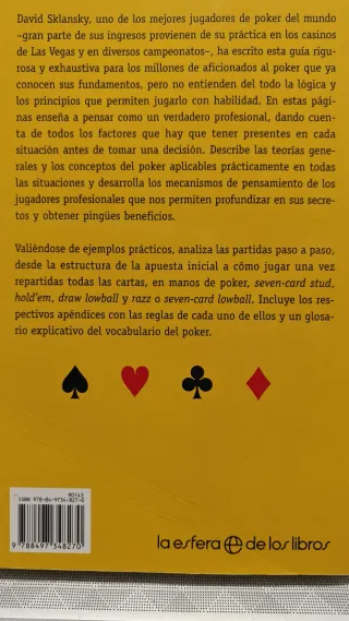 Ganar al Póker - David Sklansky