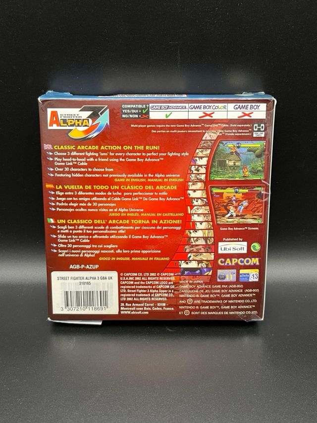 Street Fighter Alpha 3 - Game Boy Advance PAL EUR