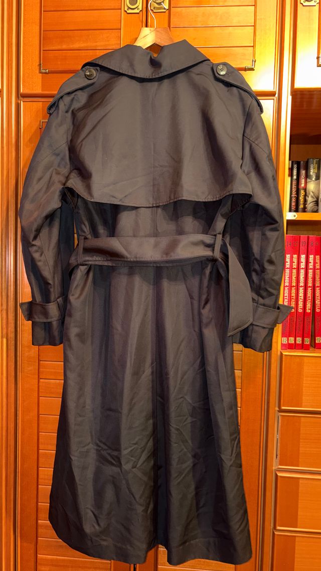 Gabardina H&M Negra Mujer