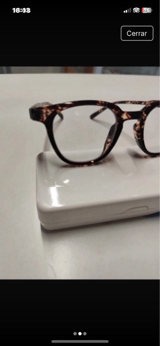 Gafas sin graduar tendencia havana