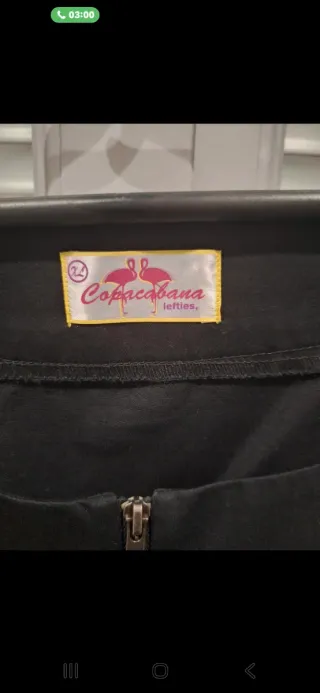 Vestido negro con cremallera elástico