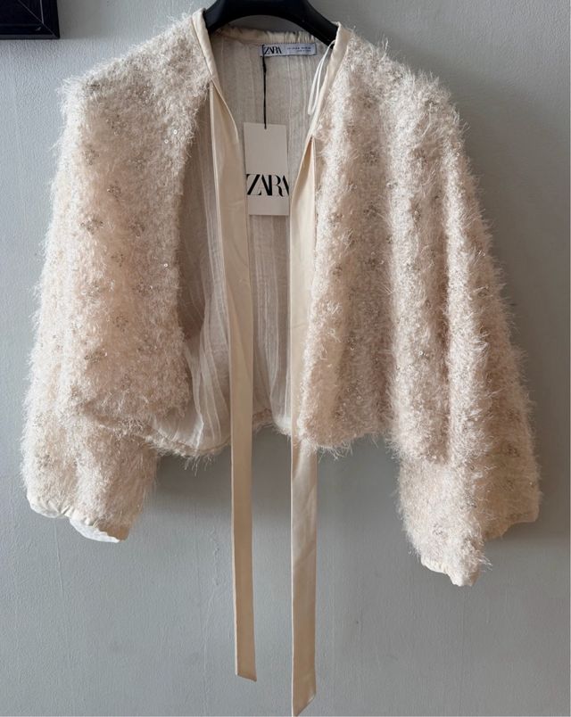 Giacchetta Zara Sfrangiata con Abbellimenti