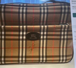 Borsa da viaggio vintage Burberry