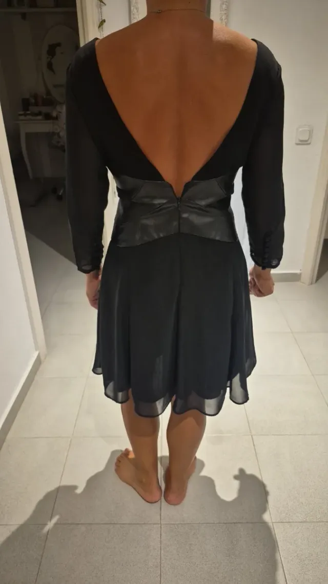 Vestido de gala negro