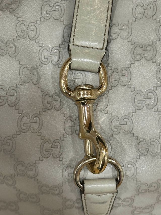 Borsa Gucci Bianca e Dorata