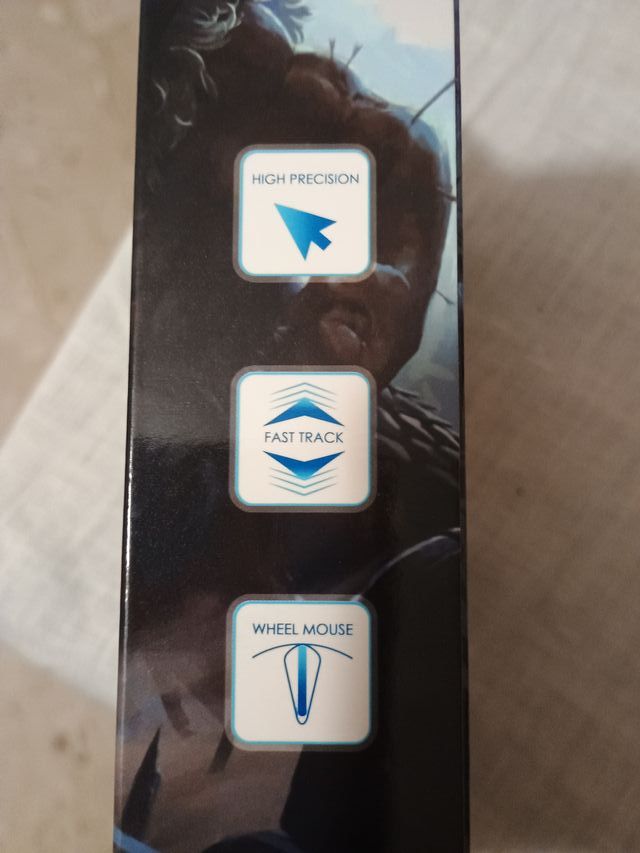 Mouse Gaming USB Ottico 6D Limone VMO-168 Nuovo si