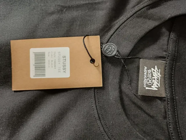 Camiseta Stussy Negra Talla M