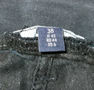 Pantalón premamá vaquero negro