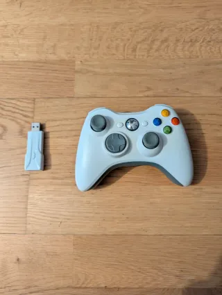 Mando compatible Xbox 360 USB Blanco