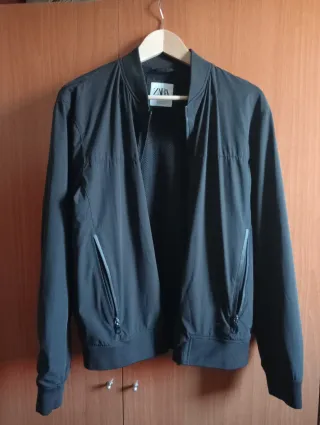 Chaqueta Bomber Zara Negra