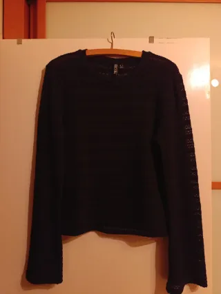 Camiseta manga larga Pieces negra Talla M