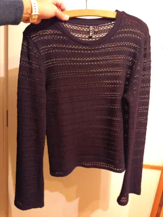 Camiseta manga larga Pieces negra Talla M