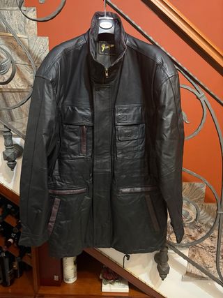 Giacca uomo vera pelle vintage