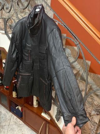 Giacca uomo vera pelle vintage