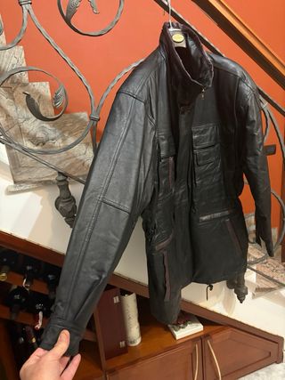 Giacca uomo vera pelle vintage