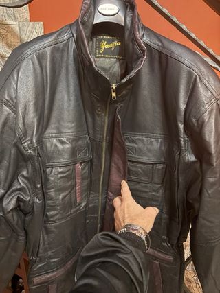 Giacca uomo vera pelle vintage