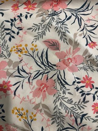 Vestido floral largo sin mangas